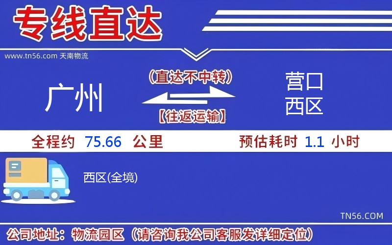 廣州到營口西區物流公司