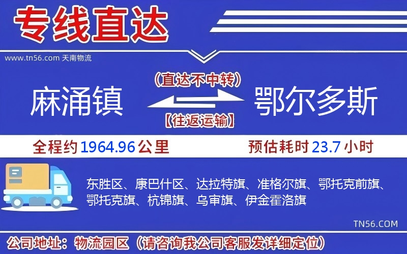 麻涌鎮到鄂爾多斯物流公司 麻涌鎮到鄂爾多斯物流公司