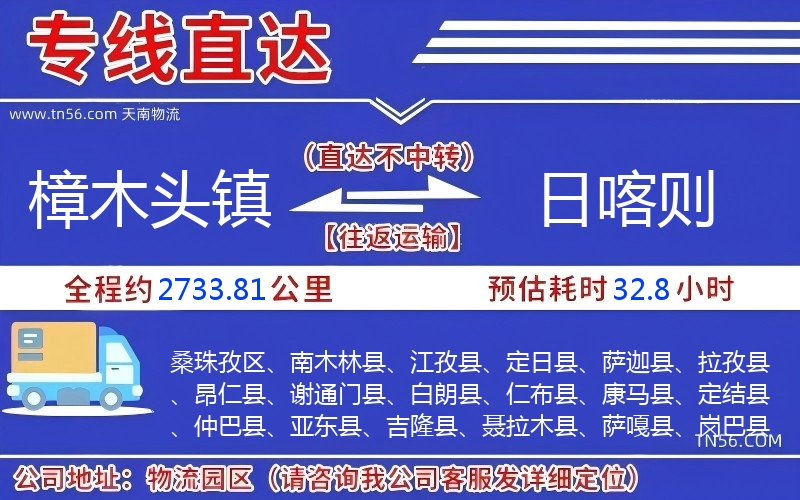 樟木頭鎮到日喀則物流公司 樟木頭鎮到日喀則物流公司