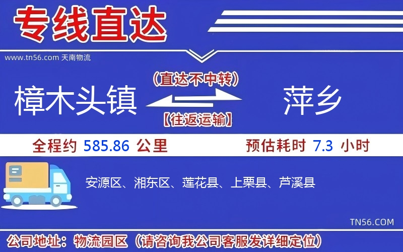 樟木頭鎮(zhèn)到萍鄉(xiāng)物流公司