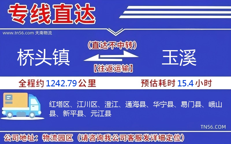 橋頭鎮到玉溪物流公司 橋頭鎮到玉溪物流公司