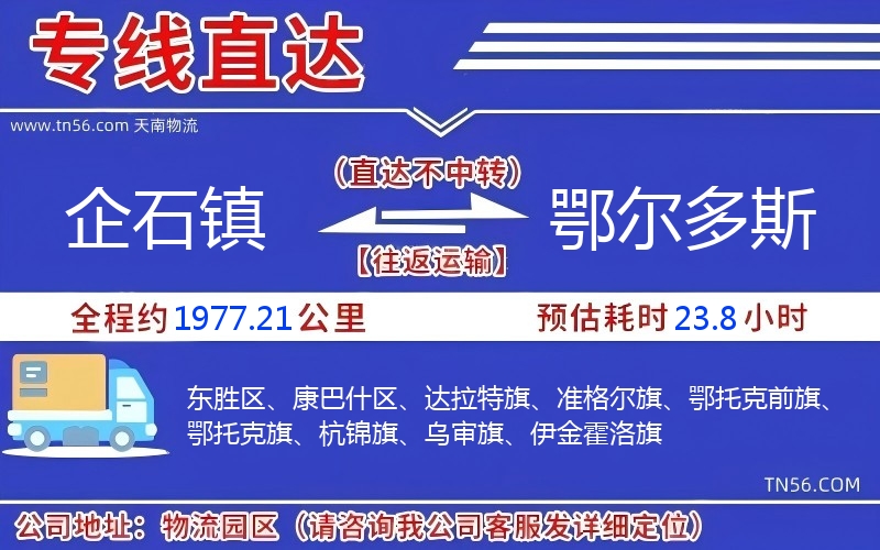 企石鎮(zhèn)到鄂爾多斯物流公司 企石鎮(zhèn)到鄂爾多斯物流公司